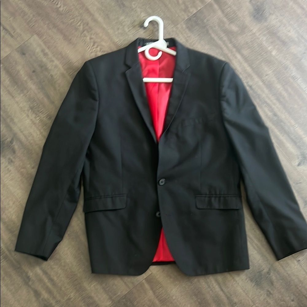 Black Blazer with Red Lining